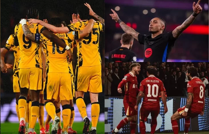 Hasil Leg 1 Babak 16 Besar Kejuaraan Champions 2024/2025: Barcelona, Liverpool, lalu juga Inter Curi Kemenangan!