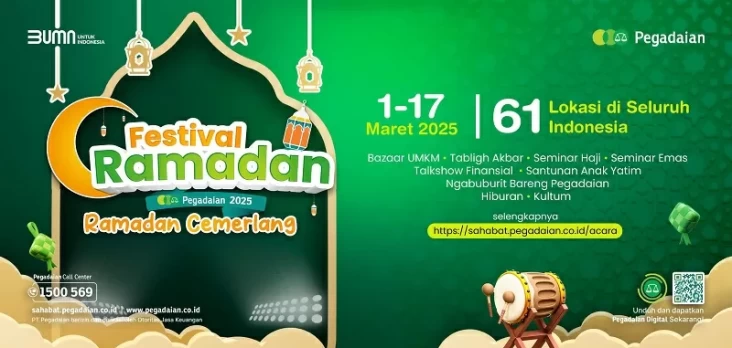 Kunjungi Semarak Festival Ramadan Persembahan Pegadaian pada 61 Lokasi Seluruh Indonesia