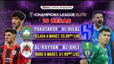 Live dalam tempat iNews! Al Hilal vs Pakhtakor pada Babak 16 Besar AFC Champion League, Waktu senja Hal ini Jam 23.00 Waktu Indonesia Barat