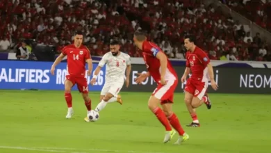Timnas Indonesia vs Bahrain satu gol tanpa balas di area area Babak Pertama: Ole Romeny Jadi Pembeda!