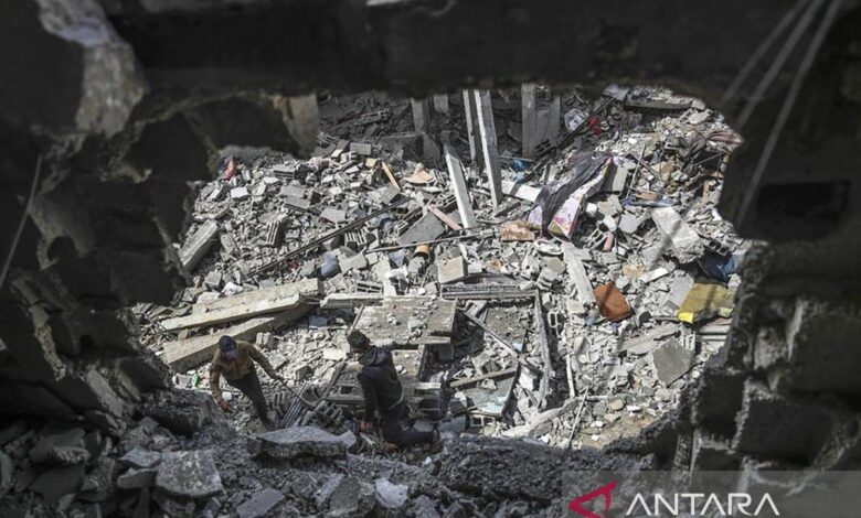 negeri negara Israel hancurkan bentuk unit darurat RS Baptis Al-Ahli Daerah Wilayah Gaza