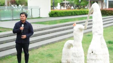 Seniman Nusantara pamerkan karya patung dari jamur ke Shanghai