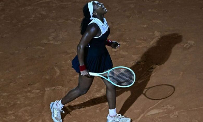 Gauff capai final Roma usai bertarung selama lebih lanjut berbagai dari tiga jam